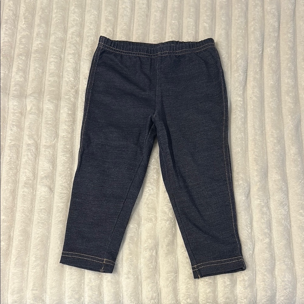 Carter’s Navy Blue Leggings in size 24m